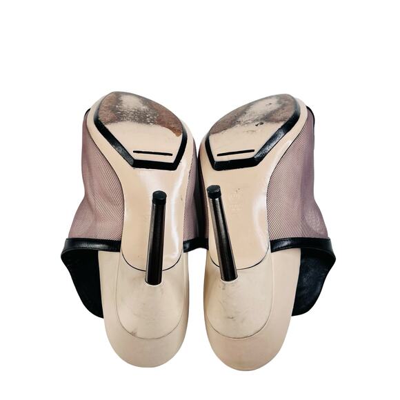 3.1 Phillip Lim Aria Suede Mule Sandal Black Mauve 7 - Picture 12 of 15